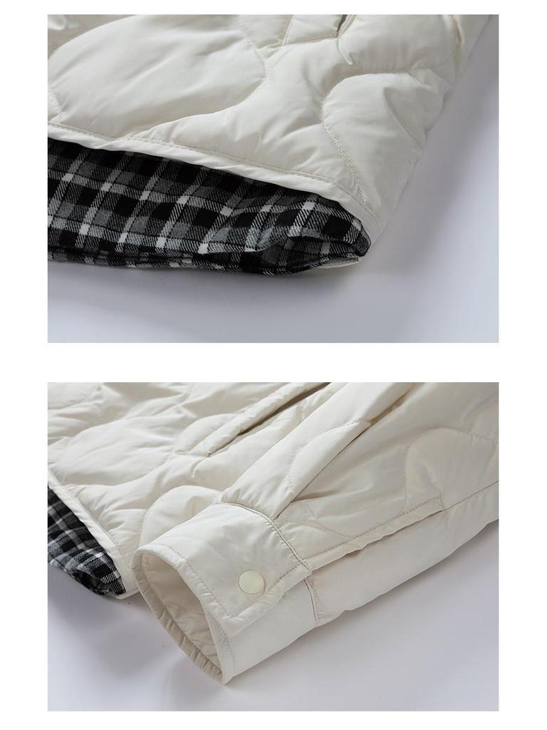 Женская и мужская утепленная короткая модная пуховая куртка с капюшоном из 85% белого утиного пуха