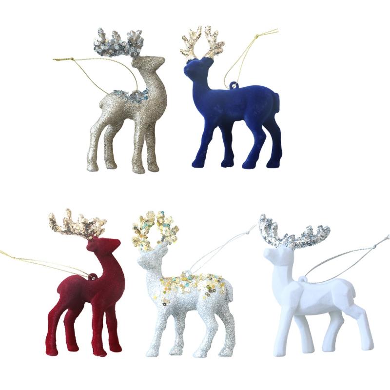 Рождественские подвески в виде лося, подвесные украшения для рождественской елки, рождественские олени, навидад, веселый рождественский подарок, натальский, счастливый новый год 2025
