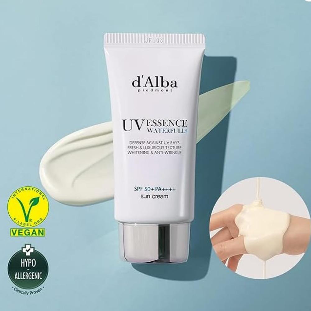 d'Alba Солнцезащитный крем Waterfull Essence SPF50+ PA++++, 50 мл, (2 варианта)