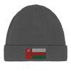 Bonnet Drapeau Oman En Gris