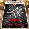 Фланелевое одеялоSlipknot Имя Текст Персонализированное Мягкое Теплое Плед Декор Дома Подарок