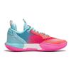 Баскетбольные кроссовки Li Ning All City 12, модные, универсальные, нескользящие, износостойкие, легкие, с низким верхом, детские, красные, синие, YKBU020-3