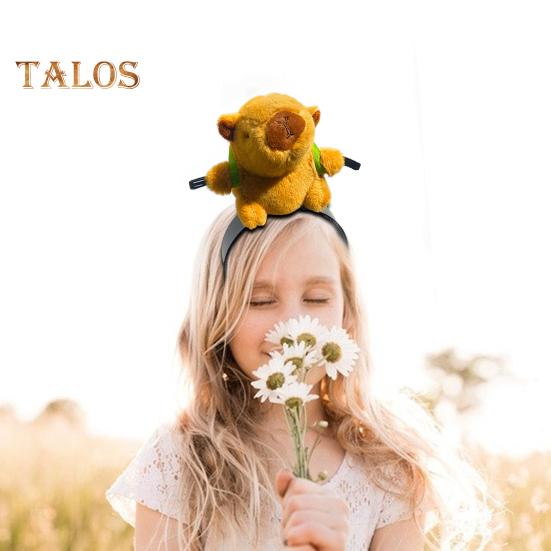 Capybara Decor Headband Funny Animal Decor Elastic Hair Hoop Parties Cosplay Headwear Hair Accessories