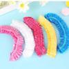 Thickened Disposable Waterproof Shower Cap for Bathing, Hairdressing, and Dust Protection