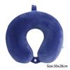 Polyester Solid Color Memory Foam Memory Pillow Ushaped Pillow Soft Comfortable Travel Neck Office Nap Pillow Memory Foam Pillow