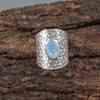 Elegant White Opal Gemstone 925 Sterling Silver Handmade Jewelry Ring For Women RR-17-18