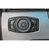 Headlight Switch Control Frame Cover For Ford Mustang 2015- ABS Carbon Fiber