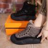 Cotton Shoes Women's Winter Velvet Thickened New High-top Thick-soled Snow Boots Sports and Leisure Non-slip Short Boots Women