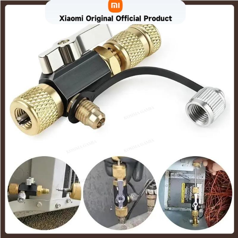 Xiaomi Инструмент для удаления и установки сердечника клапана HVAC 1/4" 5/16" Двойной клапан Вакуумный 20 микрон Совместим с R32/R410A/R22/R12/R407