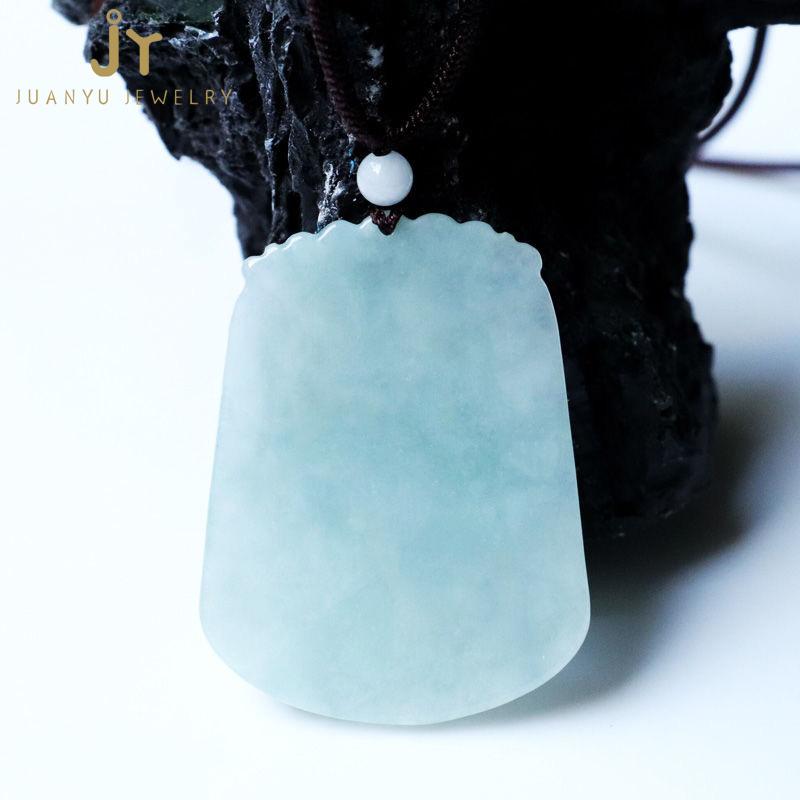 Fashion Jewelry Handcarved Jadeite Pendant Natural Burma Jade Charm Pendant Dragons Myanmar Jade Pendant Necklace