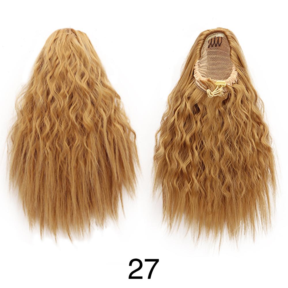 Синтетический 12-дюймовый короткий вьющийся хвостик на шнурке, наращивание парика из высокотемпературного волокна для женщин, повседневная одежда