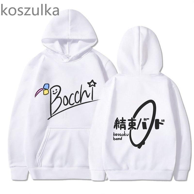 2023 толстовки унисекс Bocchi The Rock, черная толстовка с капюшоном Hitori Gotou, зимняя одежда большого размера, пуловер, уличная одежда с длинными рукавами
