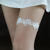 SLBRIDAL сексуальные кружевные цветы с жемчугом свадебные подвязки свадебные подвязки на бедро кольцо для женщин/женщин/невесты