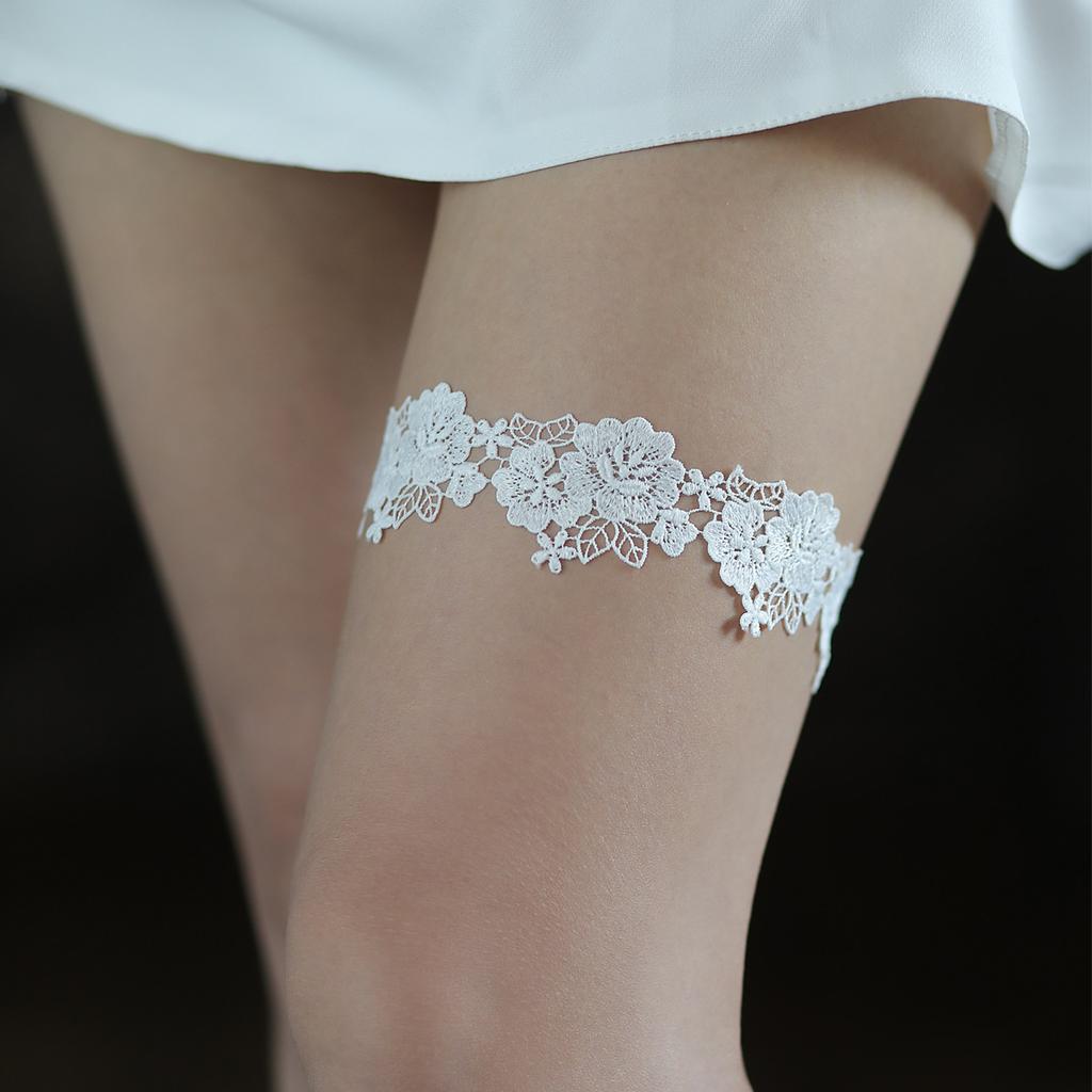 SLBRIDAL сексуальные кружевные цветы с жемчугом свадебные подвязки свадебные подвязки на бедро кольцо для женщин/женщин/невесты