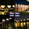 Solar Powered Trench Light,Outdoor Deck Lighting,3 LED lights,light sensors,Porch,Railing,Sidewalk,Street Lighting to Illuminate