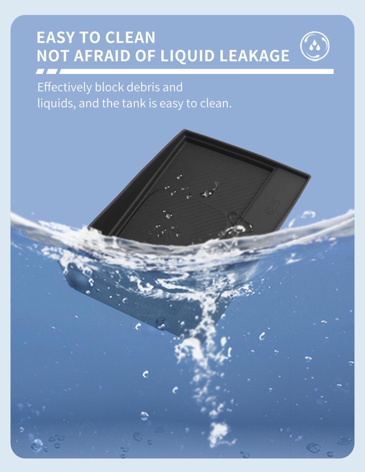 Совместимый с 24-25 Kia EV9 Беспроводная зарядка Противоскользящий Пылезащитный Силиконовый Автомобильный Коврик