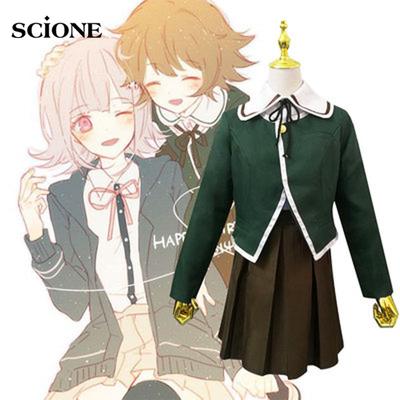 Аниме косплей Danganronpa V3 костюмы для косплея Тихиро Фудзисаки форма пальто/юбка костюмы школьная форма 4 шт. полный комплект