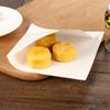 100PCS Portable Food Biscuits Bag Donut Wrapping Oilproof Paper Solid Color Bread Packing