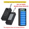 Съемный DIY корпус на 16*18650 для Power Bank, комплект для сборки, QC3.0/0C2.0/AFC/FCP/SCP, быстрая зарядка 22.5W+15W, со светодиодной подсветкой