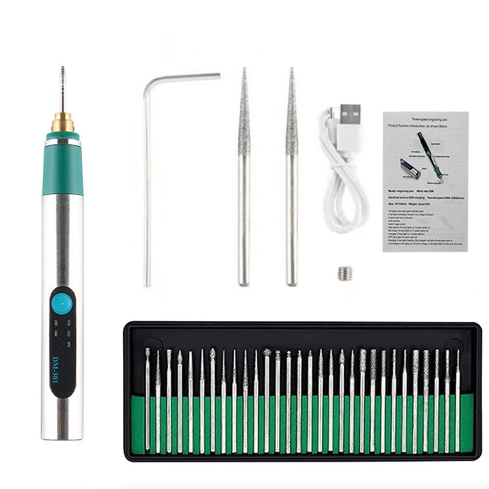 Перезаряжаемая гравировальная ручка DIY инструмент для резьбы Маленькая полировальная машина для металла стекла