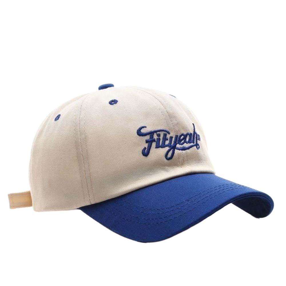 Sunscreen Unisex Peaked Cap Korean Style Summer Sunshade Hats Letter Embroidery Baseball Cap  Men