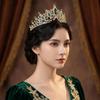 Элегантная Барочная Хрустальная Корона Великолепная Тиара из Страз Барочные Королевские Тиары Свадебная Невеста
