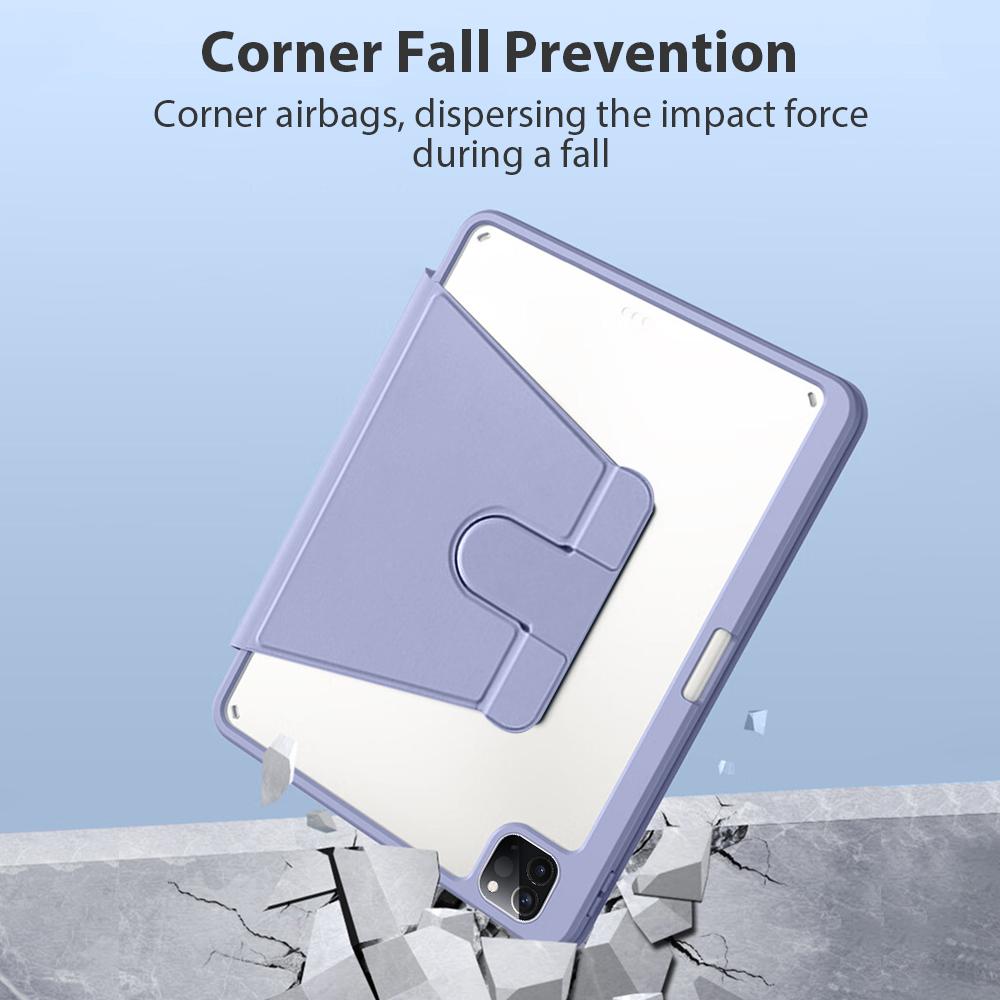 Чехол 2021 Air 5 4 для Ipad Pro 13 11 12,9 2022, чехол для Ipad Air 11 2024 Mini 6 10,2 8, 9, 9, 10 поколения, аксессуары с вращающимся на 360° корпусом