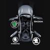 2025 New 2pcs LED Car Door Decoration Welcome Lights Projector Lamp For skoda Superb SUPERB Superb Octavia Fabia Roomster Access