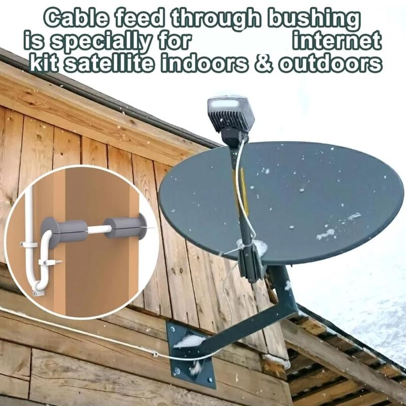 6Pcs Rubber Cable Routing Kits Protective Sleeve Furniture Wall Hole Bushing Wall Grommets for Cables Easy To Use