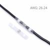 AWG26-24 100/300/500 шт., термоусадочная муфта для пайки, изолированная, водонепроницаемая, электрические разъемы для стыкового провода, комплект клемм