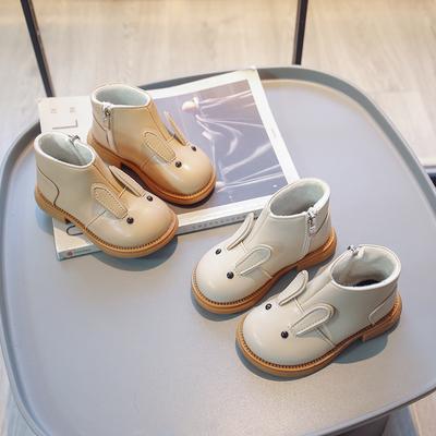 Модные милые полусапожки с мягкой подошвой для девочек на осень и зиму