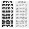Буквы Логотип Шильдик Наклейки на Багажник Автомобиля для E200 E220 E230 E250 E260 E300 E350 E400