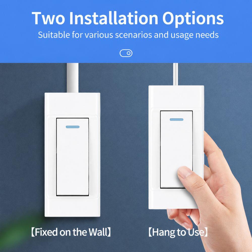 New 1 Gang 1 Way Surface-mounted Control Switch 110~250V Hand-pinched Mini Switch 2 Gang 2 Way Small Switch Bedside
