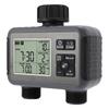 Automatic Irrigation Timer LCD Display 3/4-1/2 Inch Faucet 2 Zone Watering Timer for Outdoor Garden Courtyard