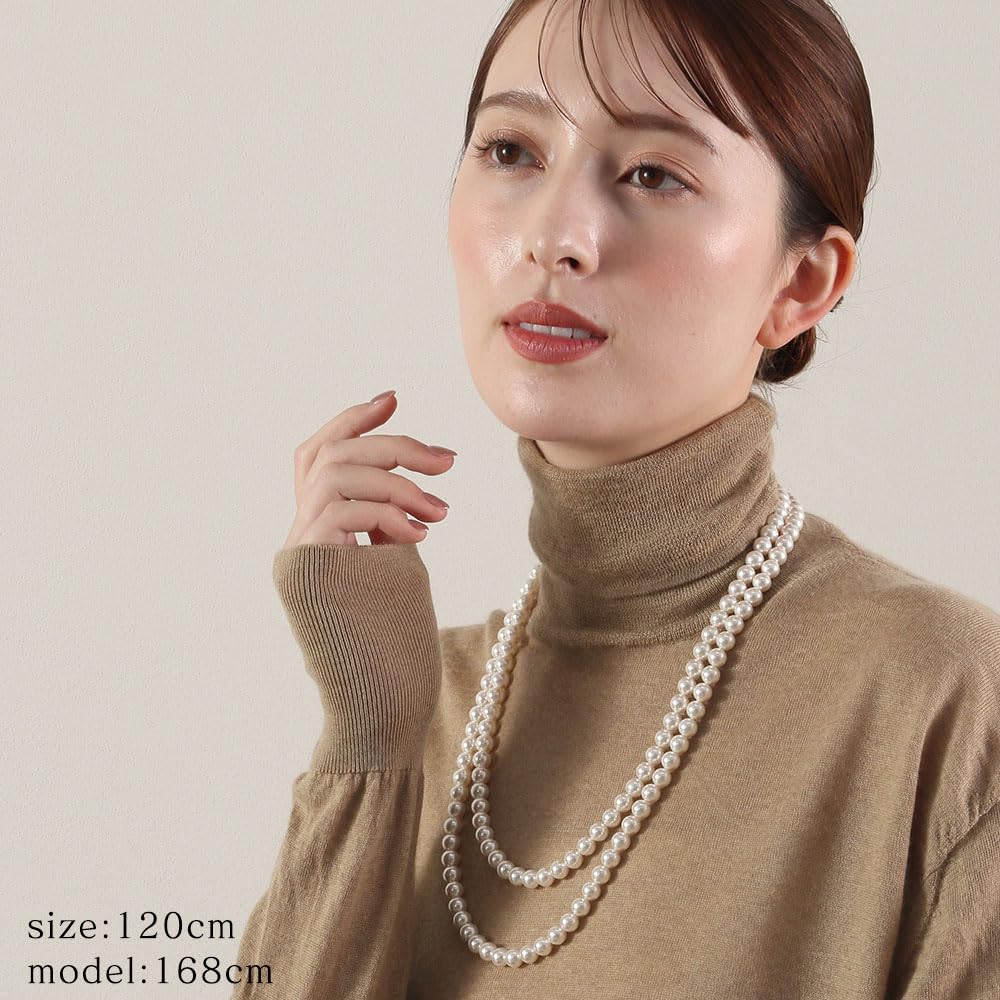 [VOTRE COUTURE] Жемчужное ожерелье, Сделано в Японии, Grand Premium, Формальное, Для церемониальных случаев, Свадьба, Длина 50 см, 10-летняя гарантия бренда