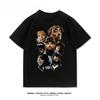 Рэп Западного побережья Eminem 2PAC Dog Brother Rock Хип-Хоп Летняя хлопковая футболка с коротким рукавом Мужская и женская Свободный повседневный хлопковый топ