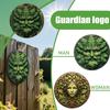 Green Woman Metal Sign, Graphic Print Garden Card,fun Garden Sign