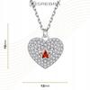 Chain Pr 925 Heart With Cubic Zirconia Crystal Heart Star