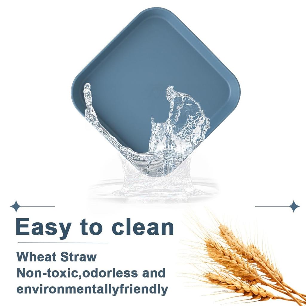 4 квадратных цвета, миска для кормления, миска для кошачьей еды, миски без усталости для влажного и сухого корма для котят и коротконогих кошек