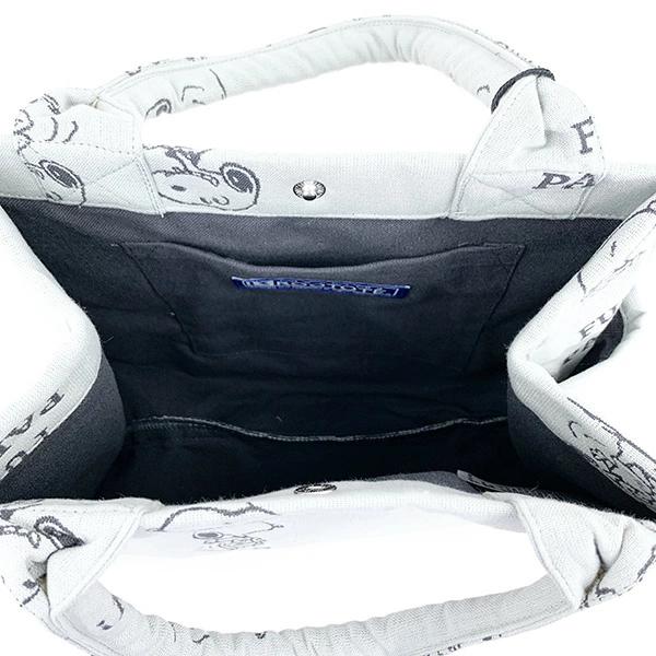 Snoopy Jacquard Tote Bag (gray) Rootote (ROOTOTE) SNOOPY