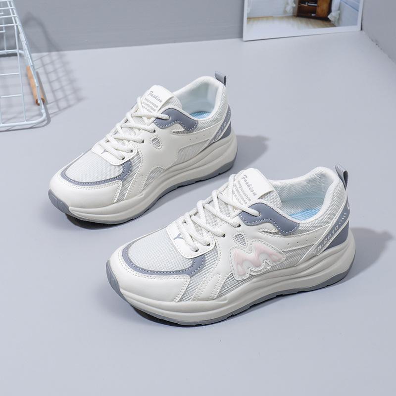 Ins корейская версия полых папьих туфель для женщин 2025 лето новые дышащие и легкие студенческие повседневные спортивные туфли YB6816