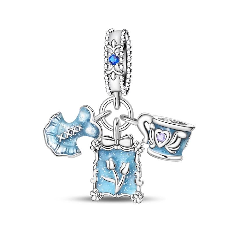 Copper Leisure And Entertainment Theme Series Pendant 3Mm Original Bracelet Necklace Women'S Luxury Exquisite Jewelry Gift