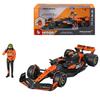 Bburago 2024 Model Scale F1 McLaren MCL38 with Lando Norris Figure Race Sports Car Diecast Model Car 1/24 #4 / 18-28040 (#4)