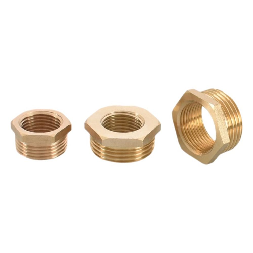 Brass Brass Hex Bushing 1/8 1/4 3/8 1/2 3/4 Water Gas Adapter Coupler Reducer Pipe Fitting