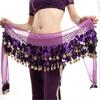 For Thailand/India/Arab Sequins Show Costumes Belly Dance Belt Waist Chain Hip Scarf Dancer Skirt