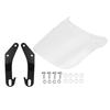 Windscreen Wind Deflector Motorcycle Suits 5 7  Round Headlights Windshield for YAMAHA(White)