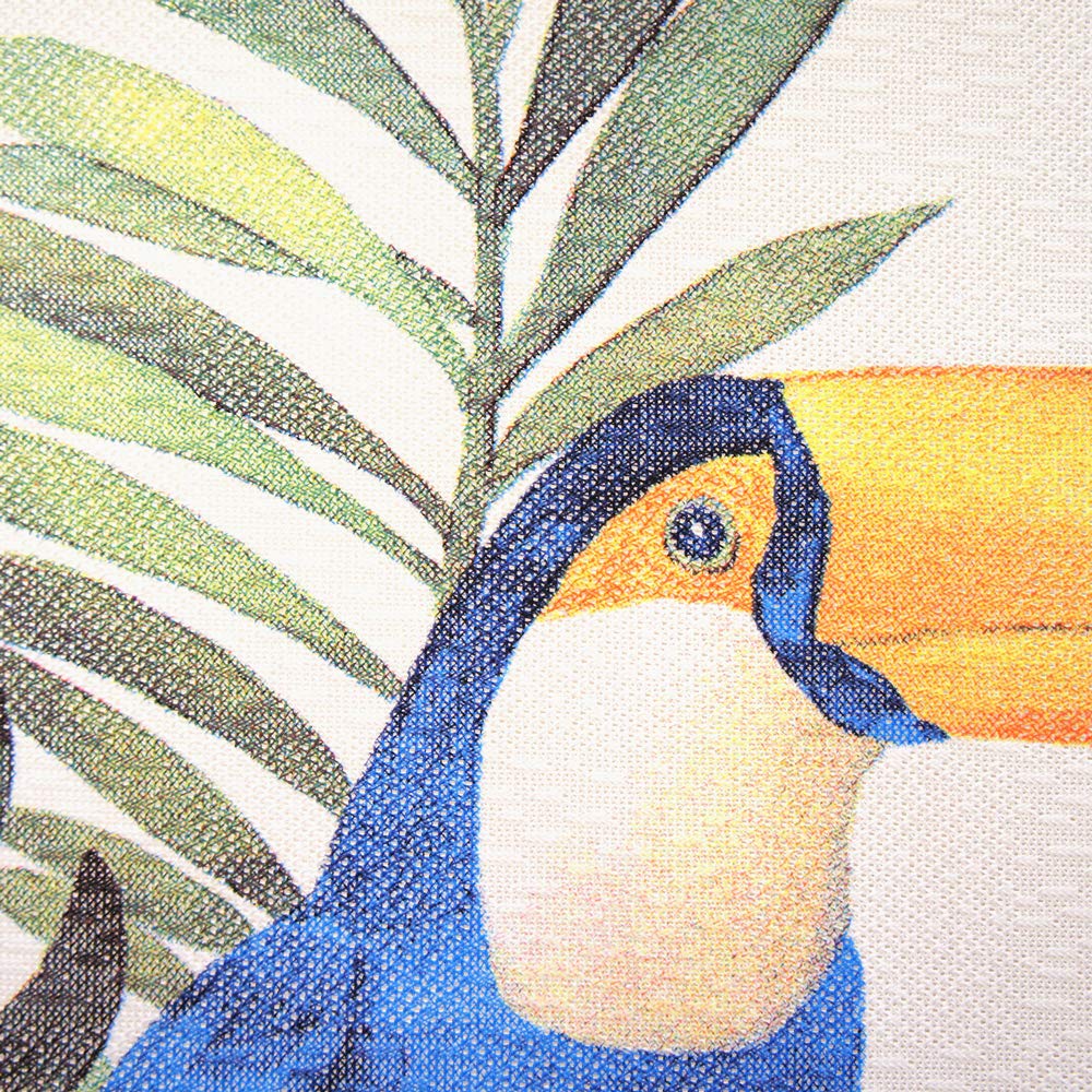 Noren Kobo Тропический Гавайский Монстера 85см Шириной x 150см Конфиденциальность Комнаты Тукан Молокаи 11674 Норэн, Гобелен, Длинный, Разделитель, Ширма, Занавеска для Половины Комнаты,