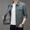 Spring and Autumn New Men's Lapel Fashion Casual Jackets Men's Youth Workwear Jacket Tops