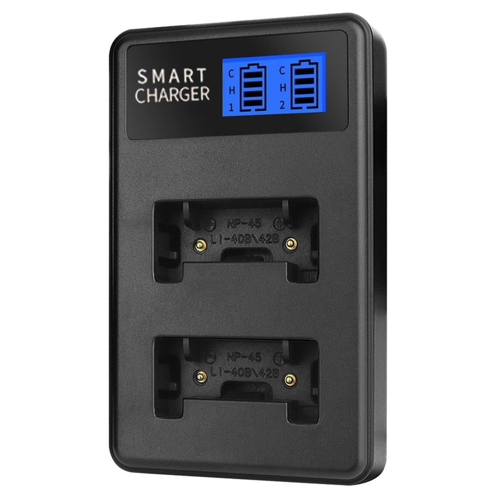 NP45 LCD Charger USB Camera Battery Charger Efficient Charging for Fujifilm FinePix JX250 JX400 J38 J10 J20 Camera