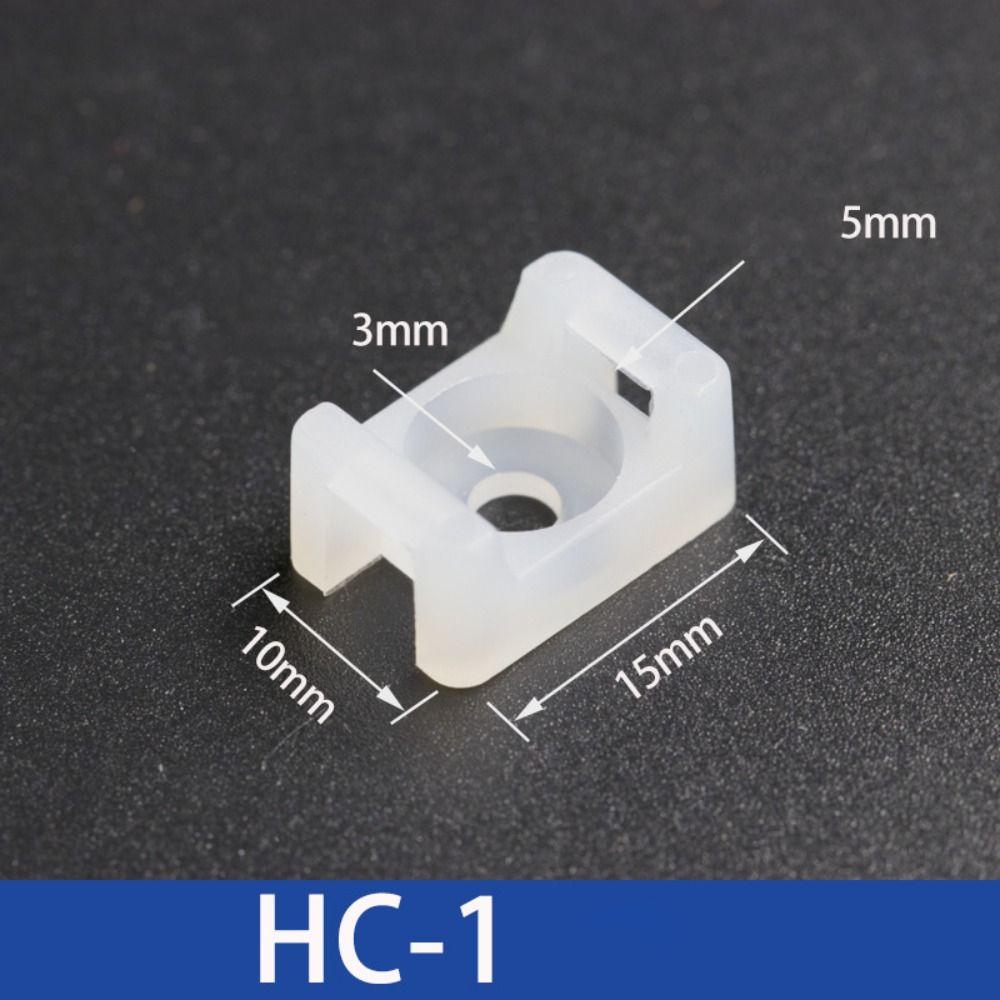 Stent Wire Buddle Plastic Cable Clamp Cable Tie Mounts Holder Fixed Buckle Seat Cable Tie Bracket